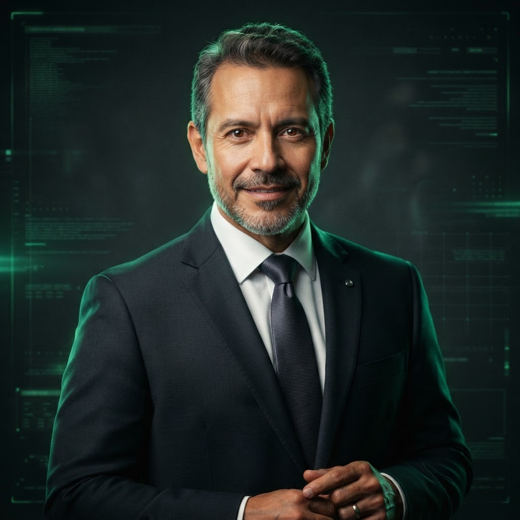 Holographic profile portrait of Carlos Mendez, Logistics & Housing